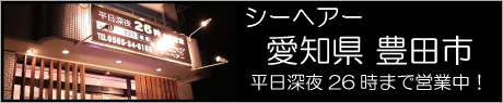 愛知県豊田市　美容院シーヘアー